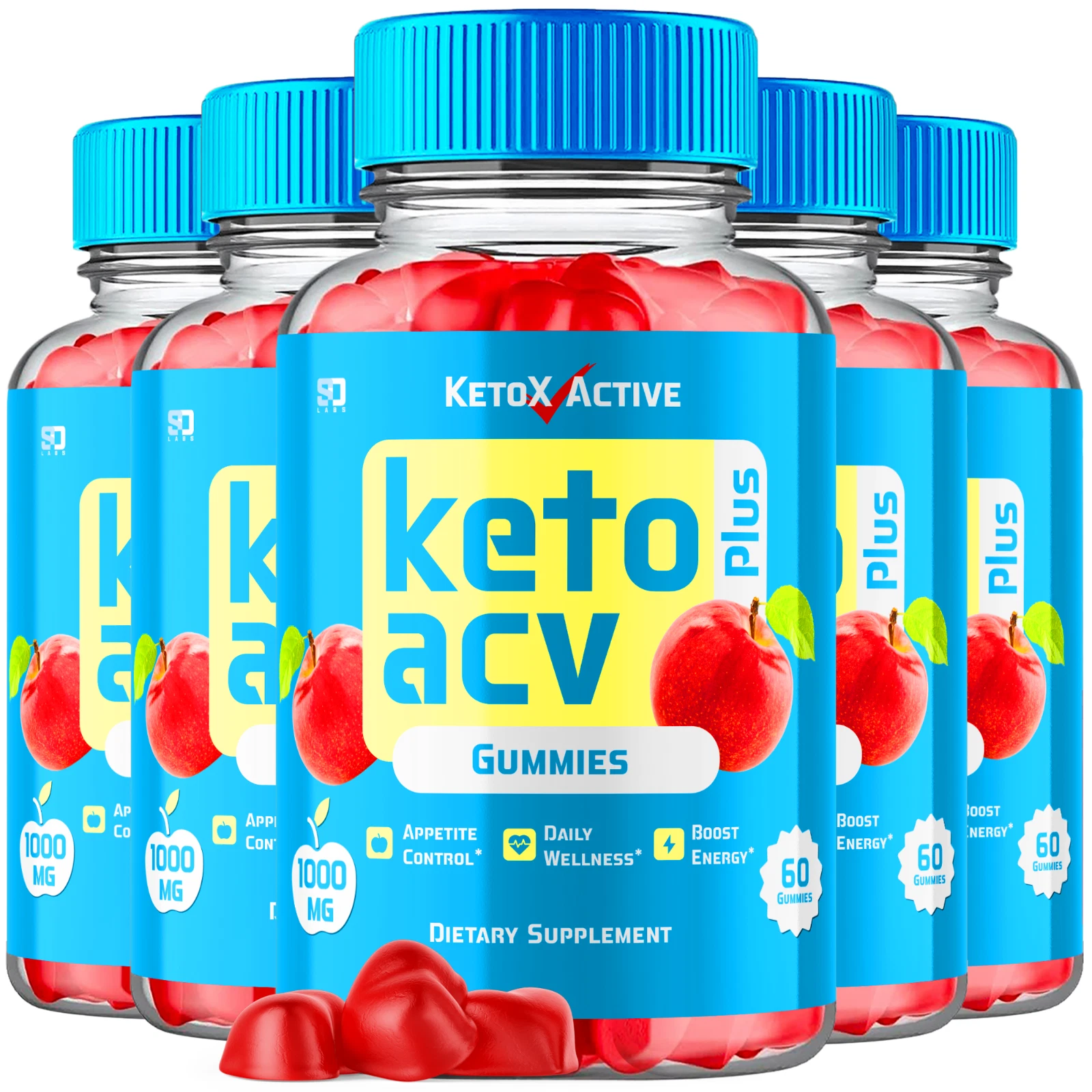 Keto X Active Gummies Supports Advanced Weight Management and Energy (5 Pack)