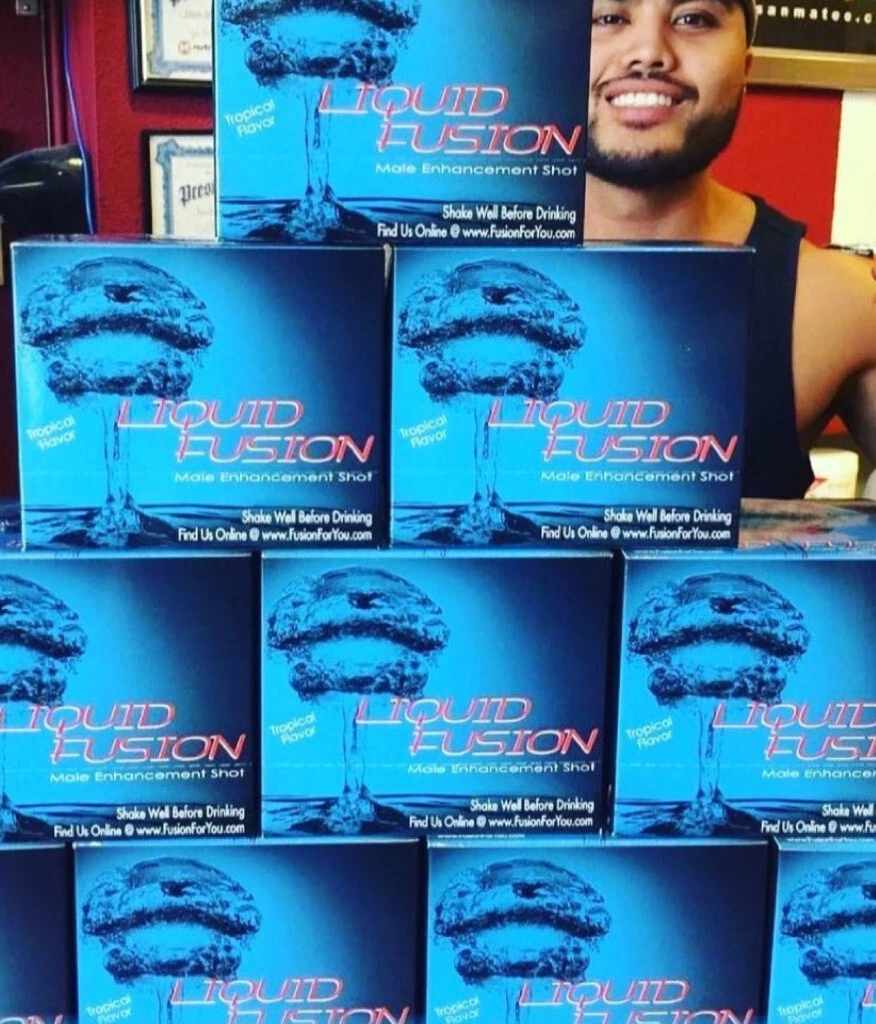 LIQUID FUSION POWERED BY SUPER FRUITS MALE ENHANCEMENT DRINK 3oz Box Of 12