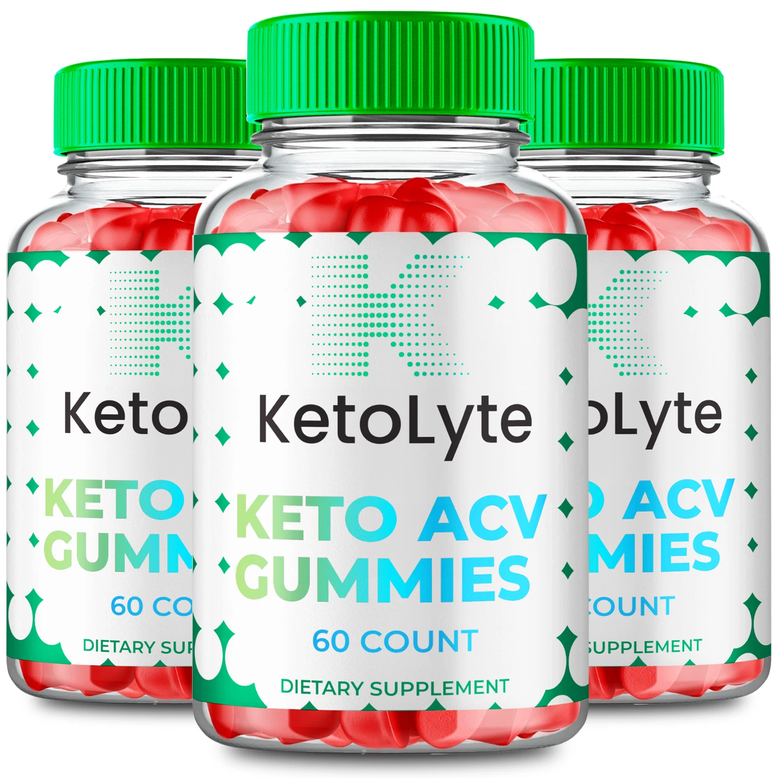 (3 Pack) Ketolyte ACV Gummies, Ketolyte Weight Management Gummy (180 Gummies)