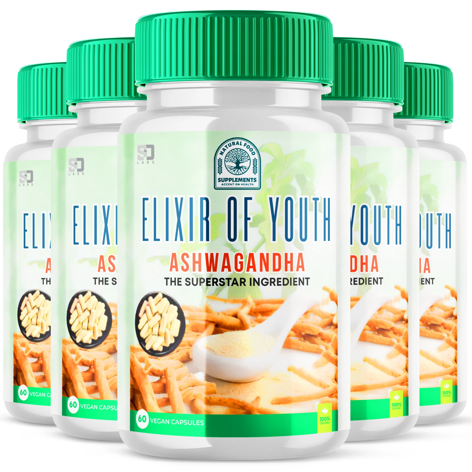 Elixir of Youth - Vitality and Radiance Support Formula (5 Pack)