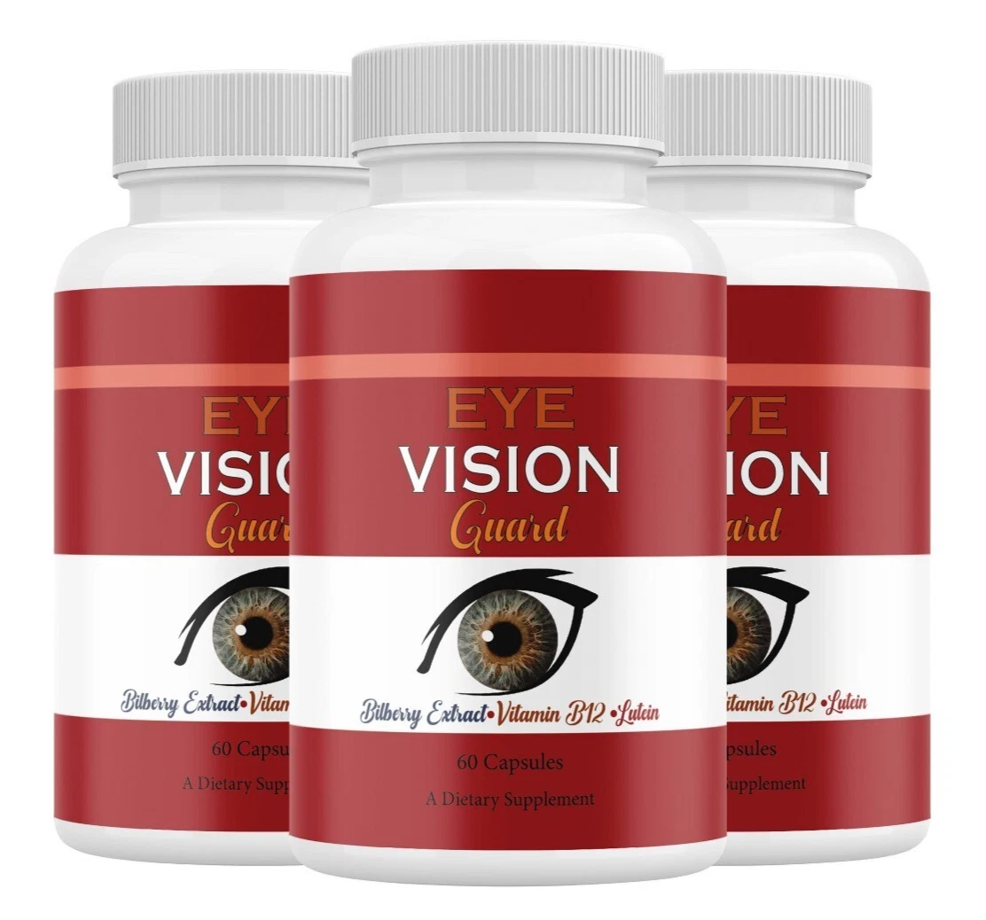 (3 Pack) Eye Vision Guard Eye Health Capsules for Visual Wellness & Clarity