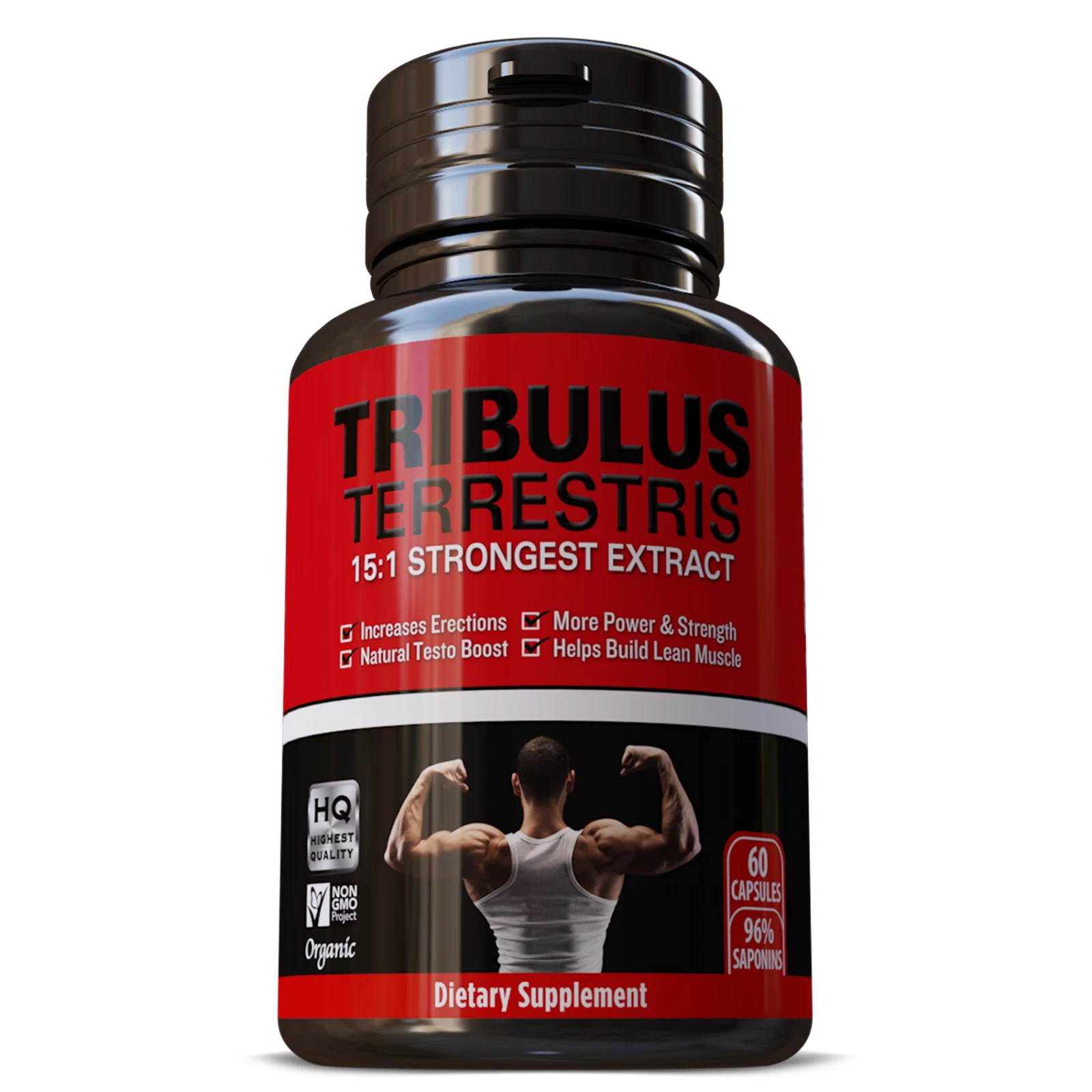 TRIBULUS TERRESTRIS 7500mg EXTRACT 96% SAPONINS WORKOUT SPORT SUPPLEMENT