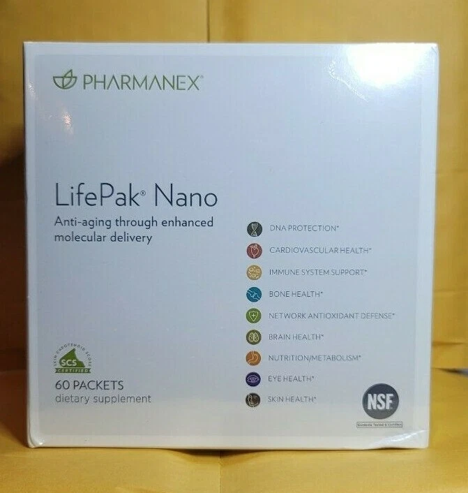 Nu Skin Pharmanex Lifepak Nano, 60 packets, Exp 01/2027New