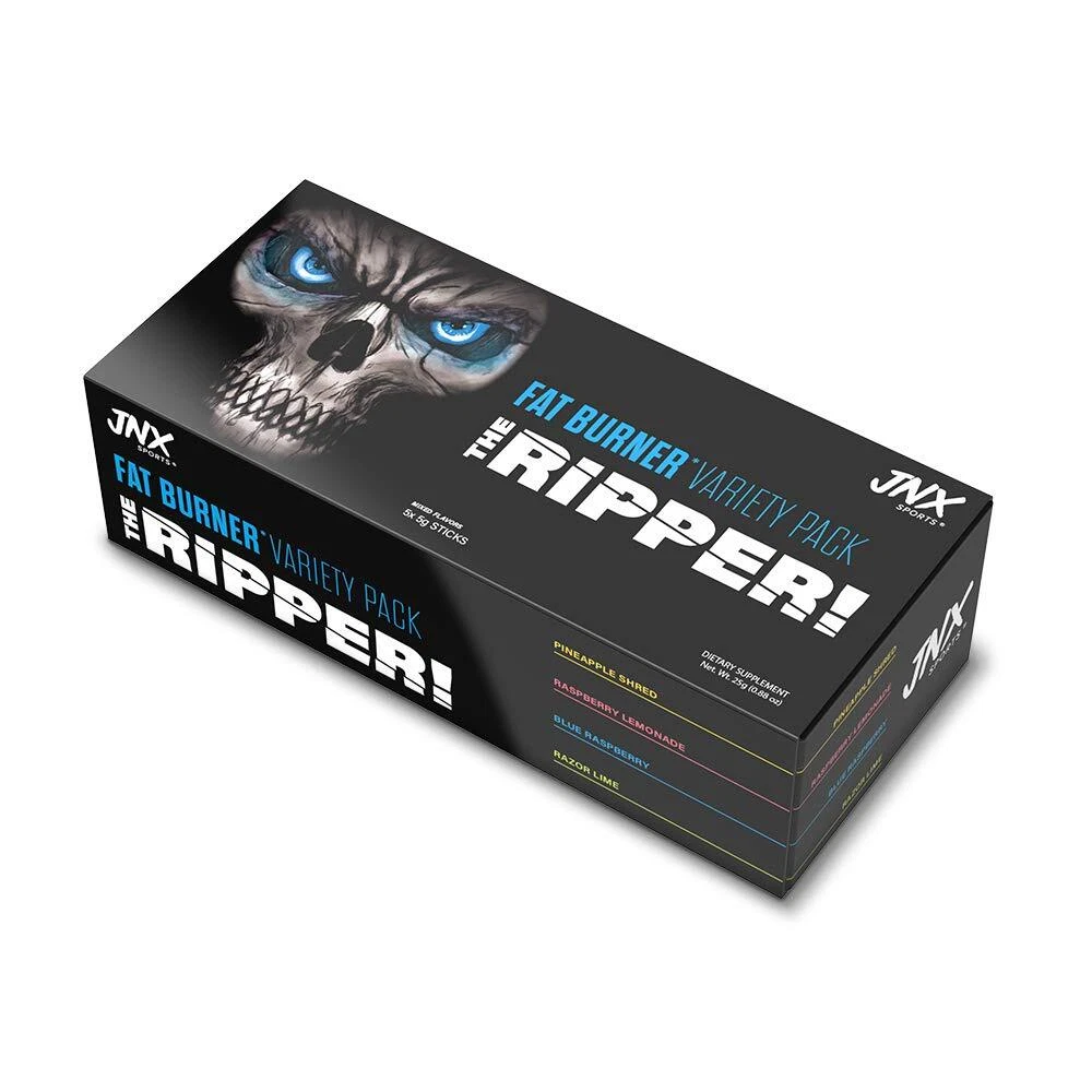 JNX SPORTS The Ripper Fat Burner - Sample Variety Pack 5 x 8g Sticks | Super ...