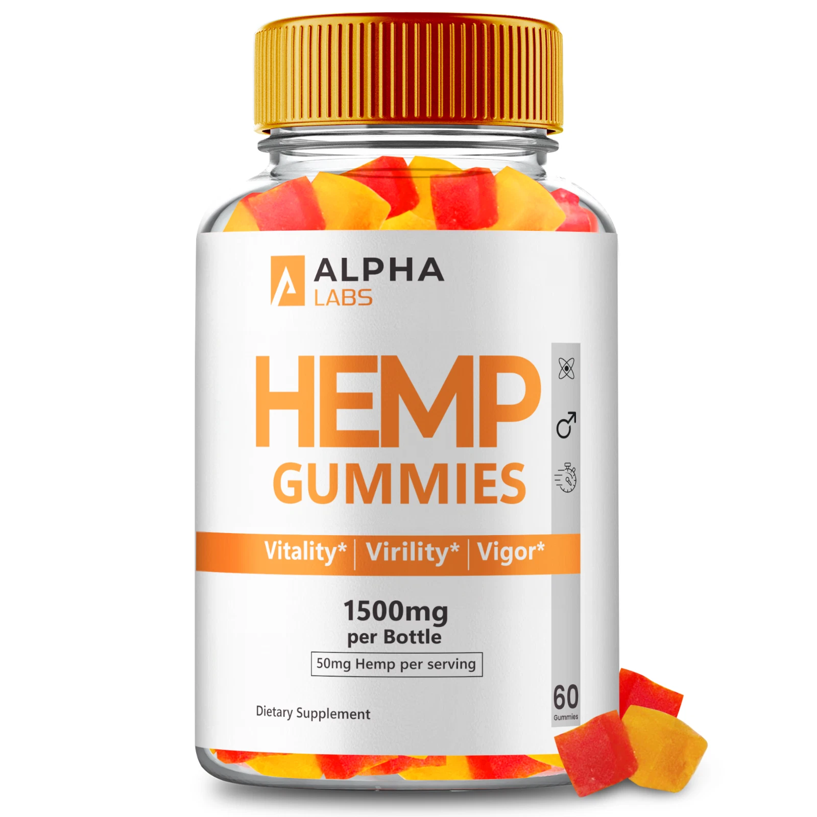 Alpha Labs Gummies, AlphaLabs Health Support Gummies (60 Gummies)