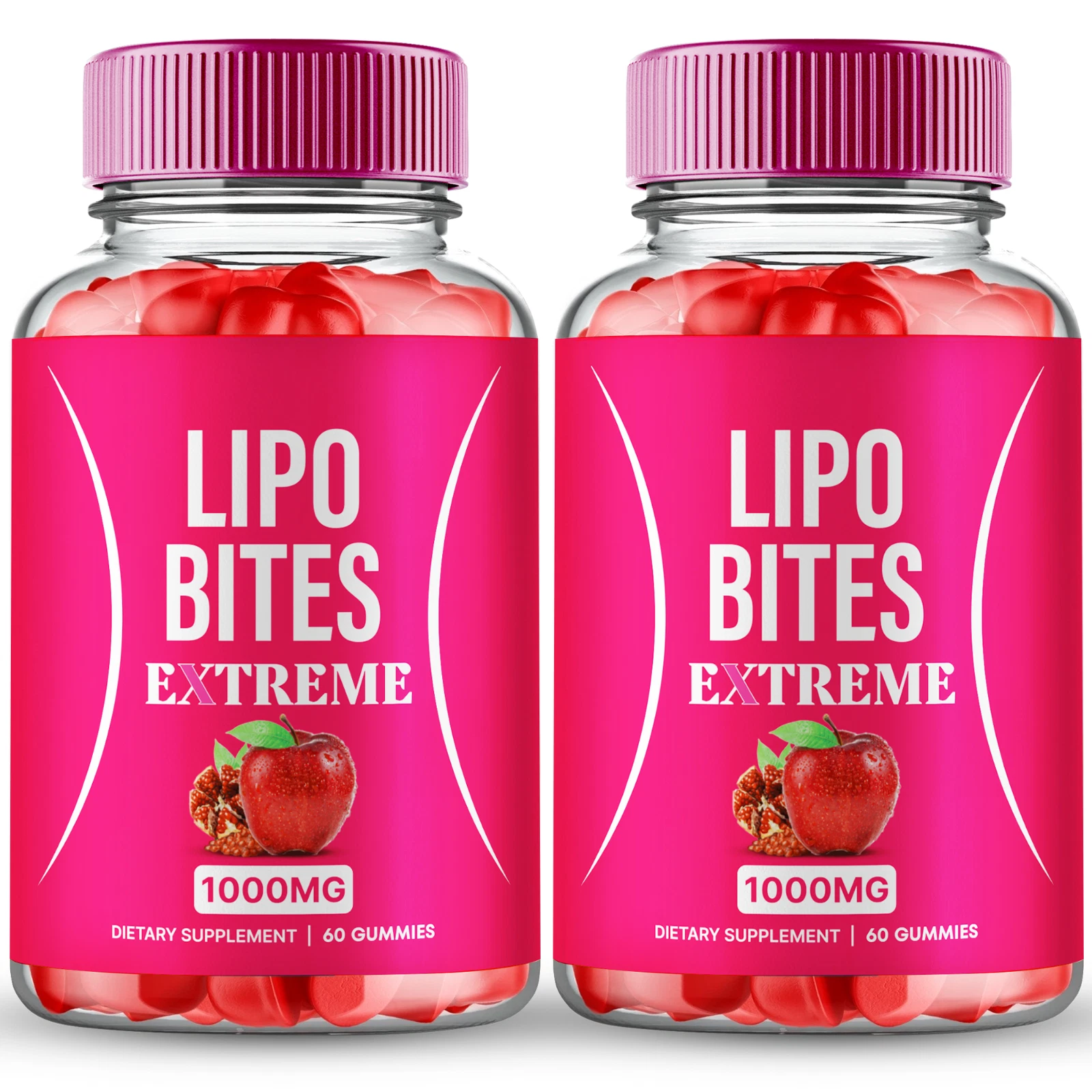 (2 Pack) Lipo Bites Extreme ACV Gummies, Keto ACV Gummies for Weight Loss