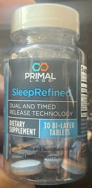 Primal Labs SLEEPREFINED Dual & Timed Release - 30 Tabs - 09/2026!