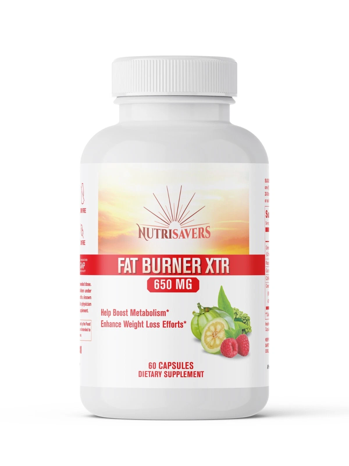 BURN FAT AND SUPPORT WEIGHT LOSS Help Boost Metabolism, 60 Cap