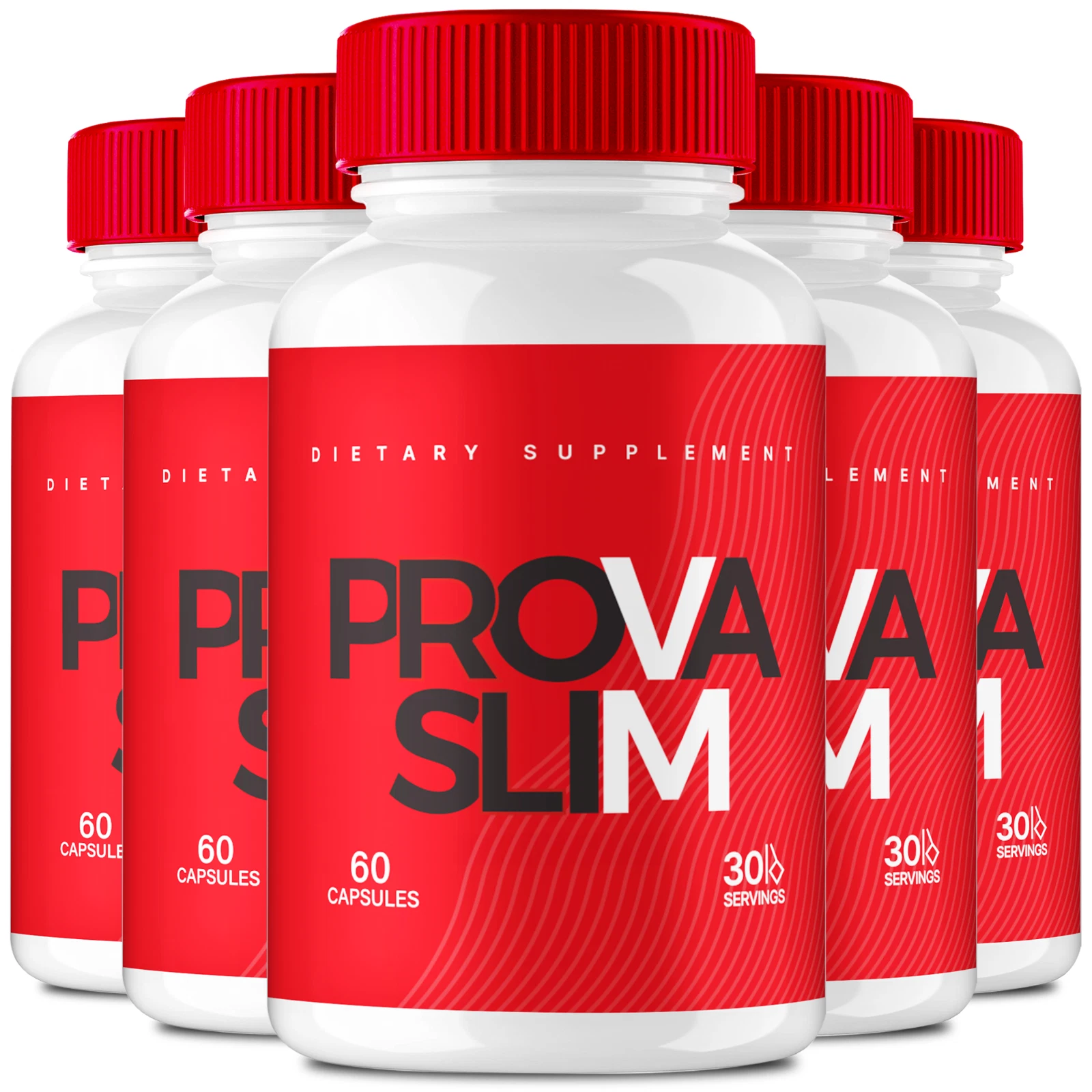 (5 Pack) Prova Slim Weight Loss Support Capsules, Provaslim Advanced Keto Pills
