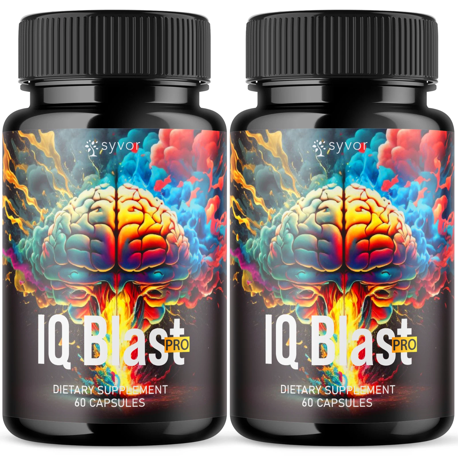 IQ Blast Pro Brain Supplement - Enhance Cognitive Function and Clarity (2 Pack)