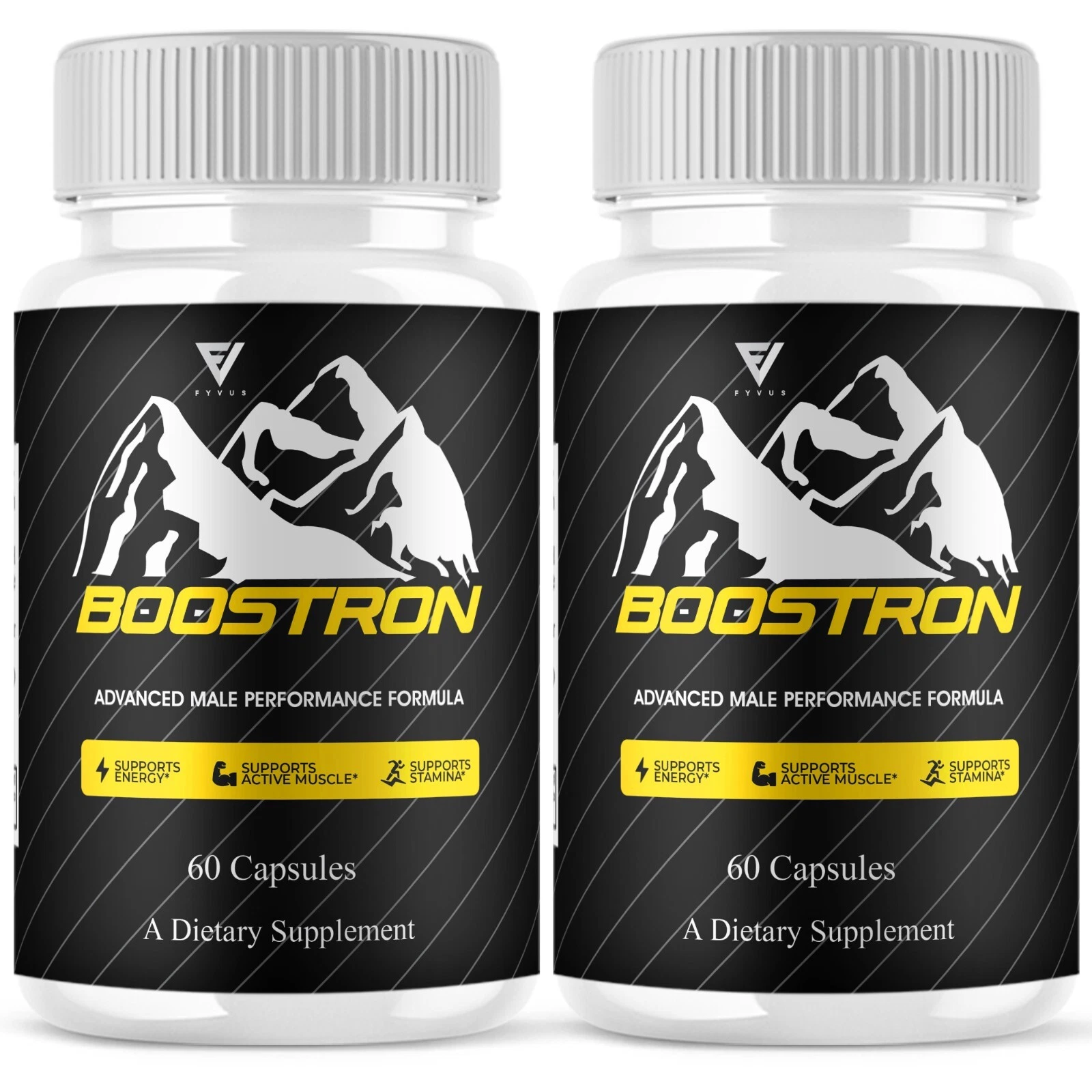 (2 Pack) Boostron Supplement, Bostron Max Performance Capsules (120 Capsules)