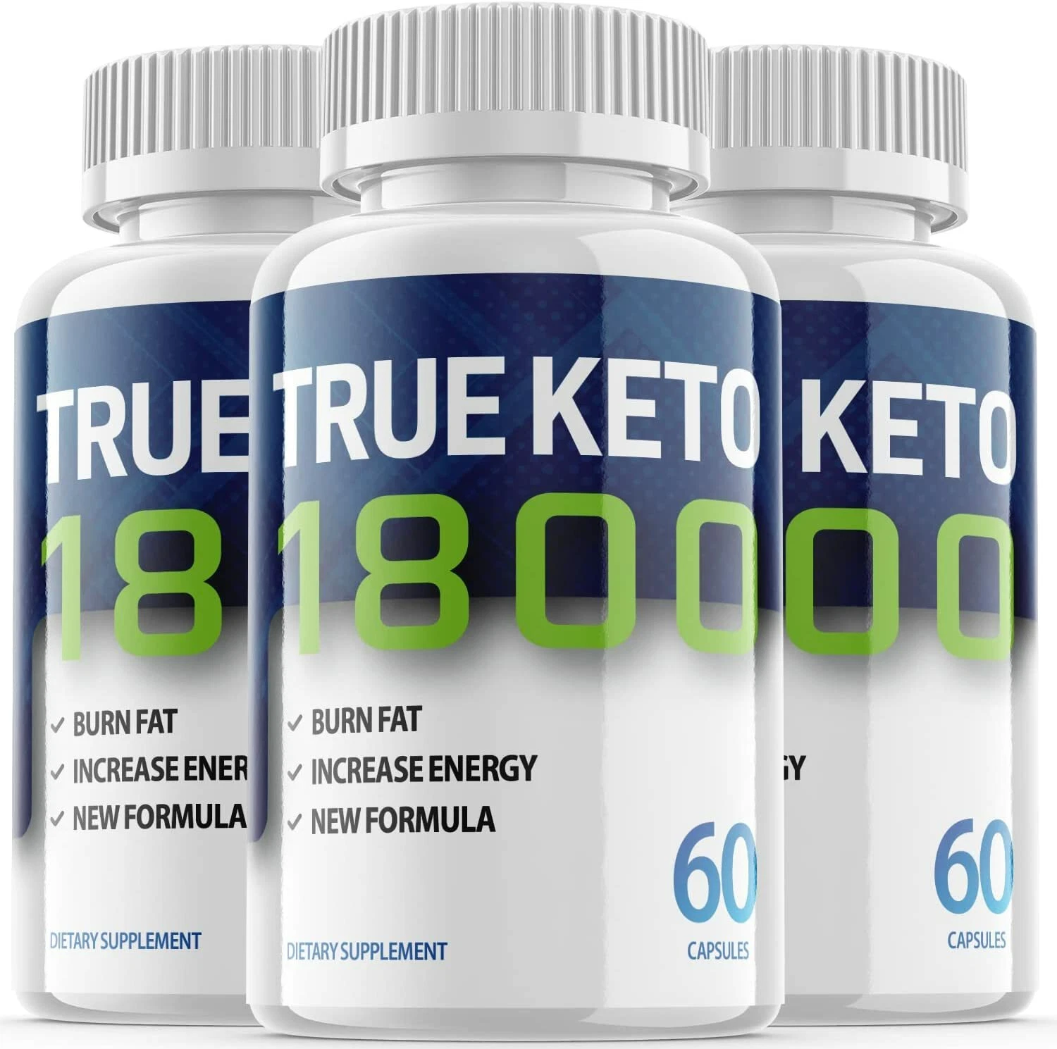 3-True Keto 1800 Diet Pills,Weight Loss,Fat Burner,Appetite Control Supplement