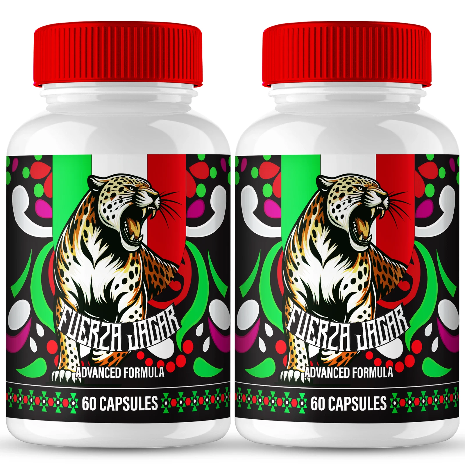 (2 Pack) Fuerza Jagar Men Capsules, FuerzaJagar Male Health Support Pills