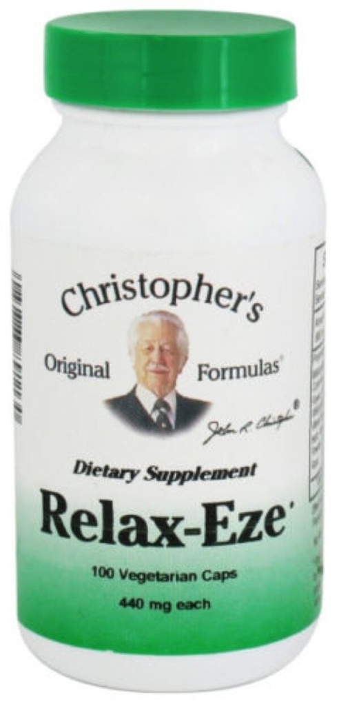 Relax-eze by Christopher's Original Formulas 100 Capsules