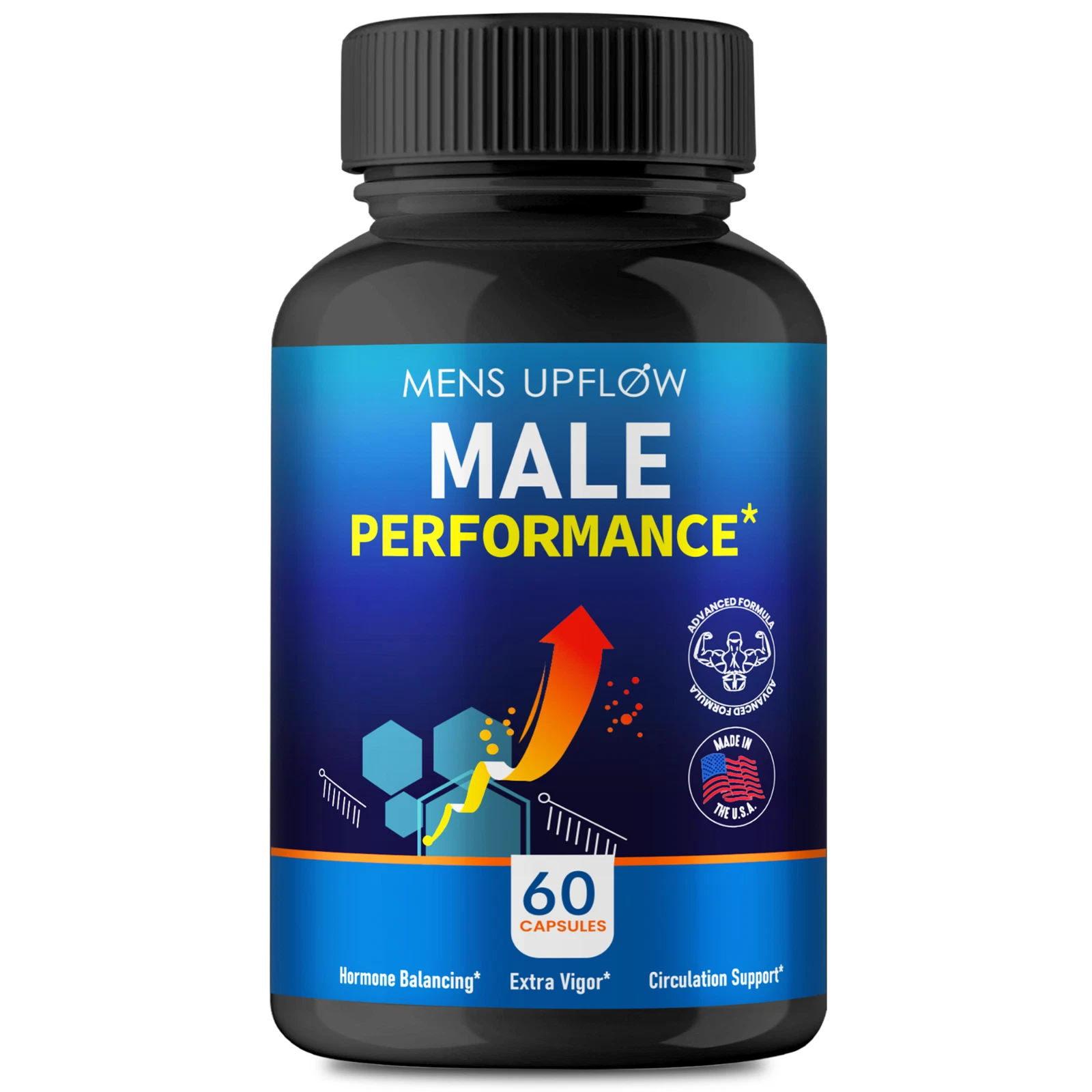 Mens Upflow Enhancement Pills to Support Performance & Male Energy 60ct