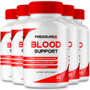 (5 Pack) PressureX Blood Formula Support Supplement Capsules (300 Capsules)