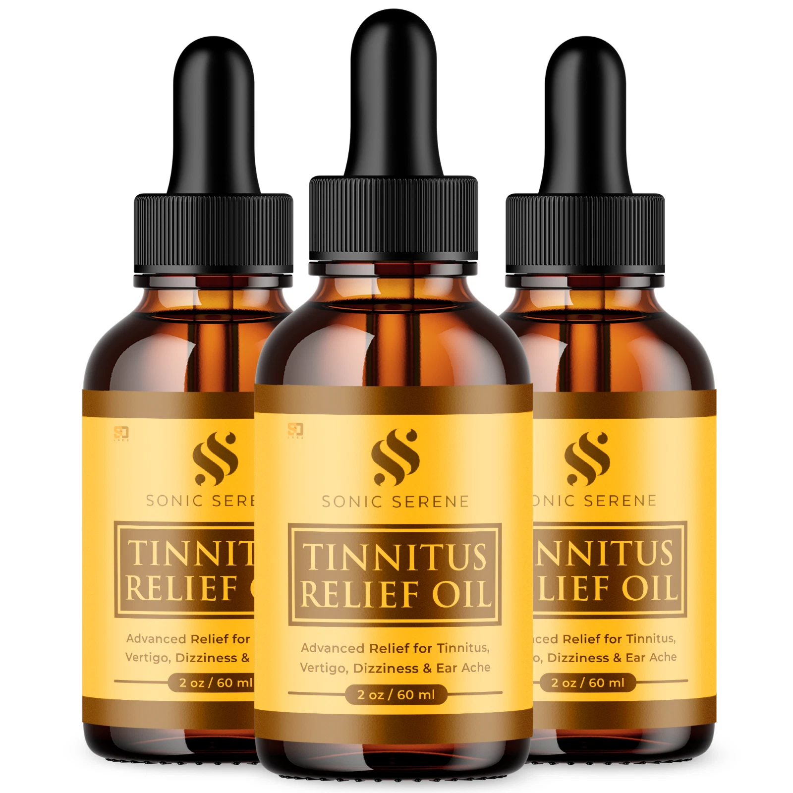 Sonic Serene Tinnitus Drops Supports Advanced Relief for Daily Comfort (3 Pack)