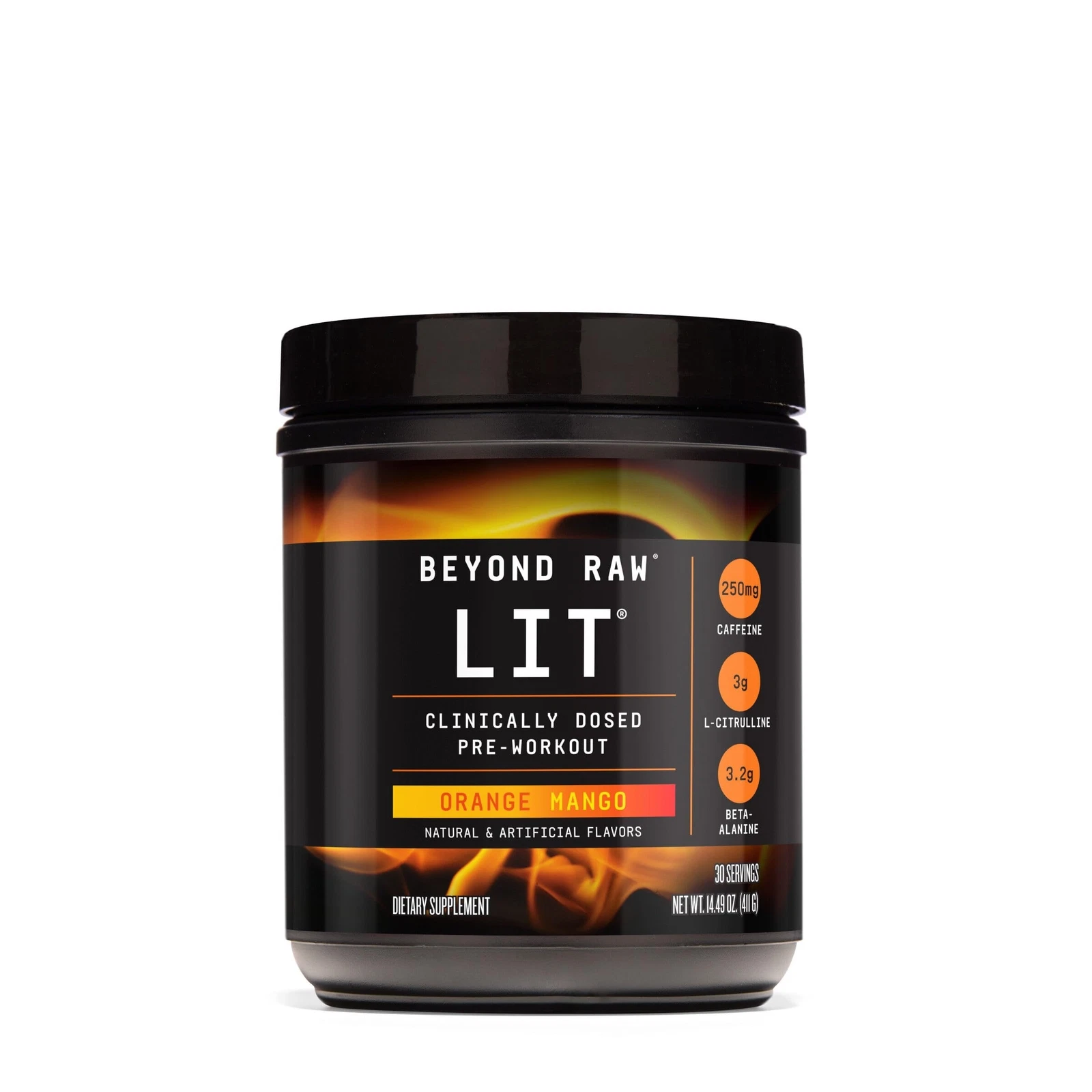 GNC Beyond Raw LIT Energy and Focus Pre Workout 30 Servings Various Flavors