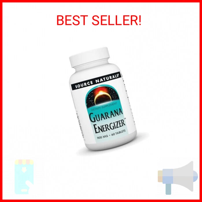 Source Naturals Guarana Energizer, Dietary Supplement - Supports A Long Lasting