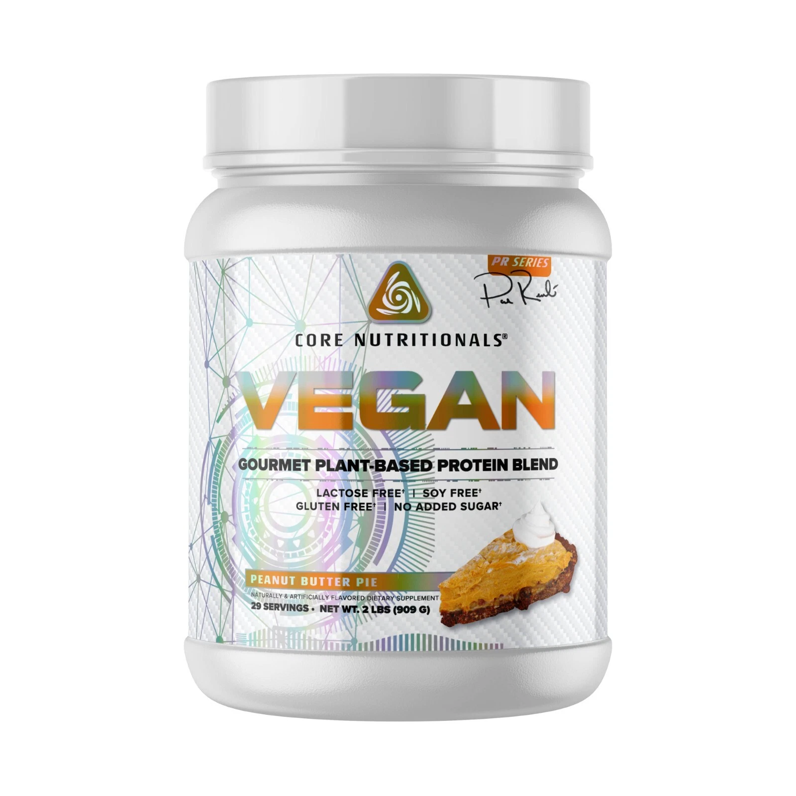 Core Nutritionals VEGAN Plant-Based Protein Blend 29 Serv (Peanut Butter Pie)