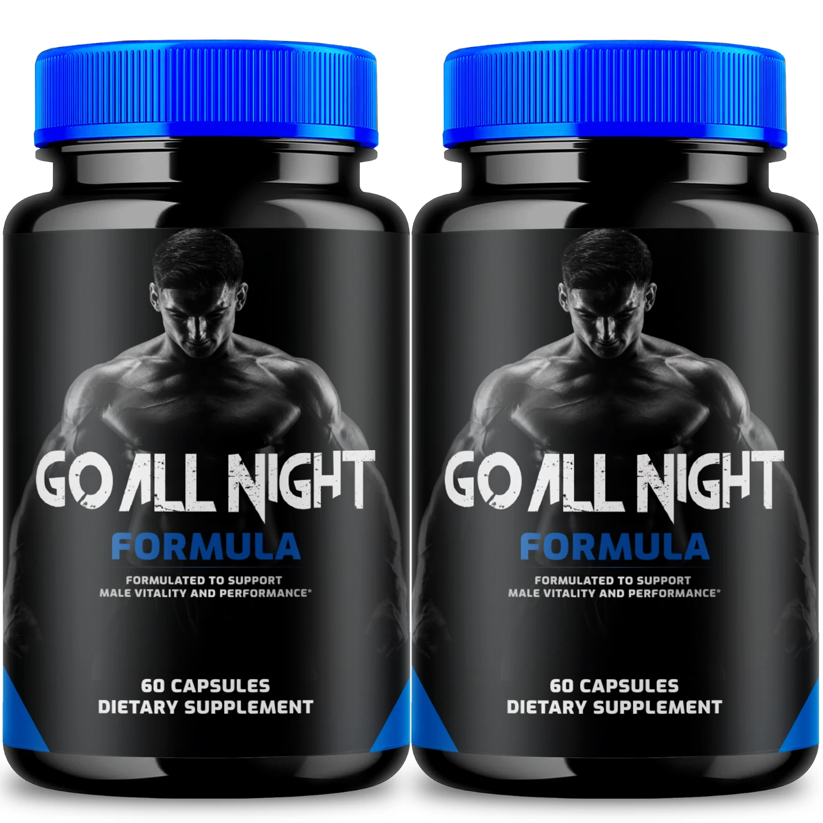 Go All Night Multivitamin for Men - Official Formula (2 Pack)