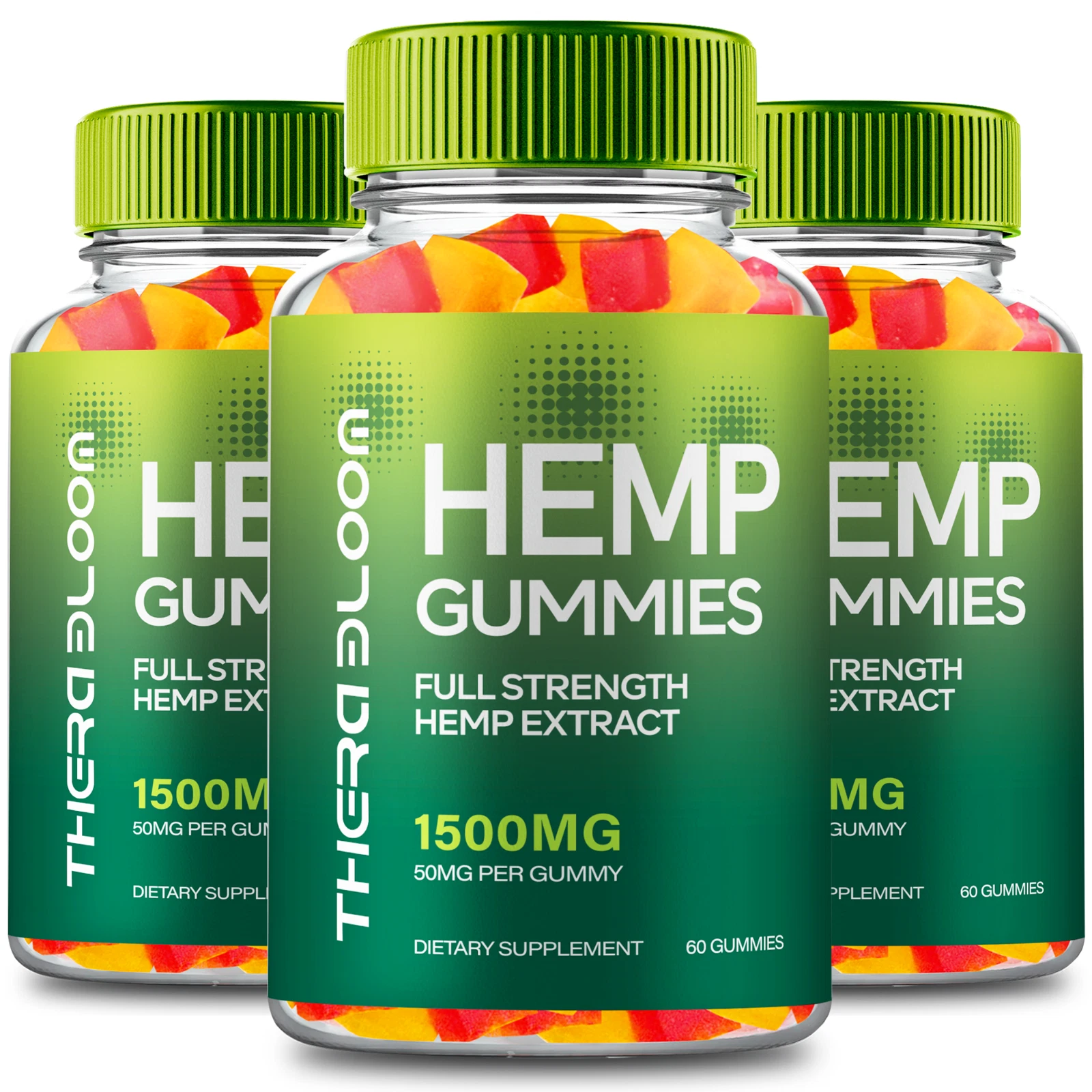 (3 Pack) Thera Bloom Gummies, TheraBloom - Health and Wellness Support Gummy