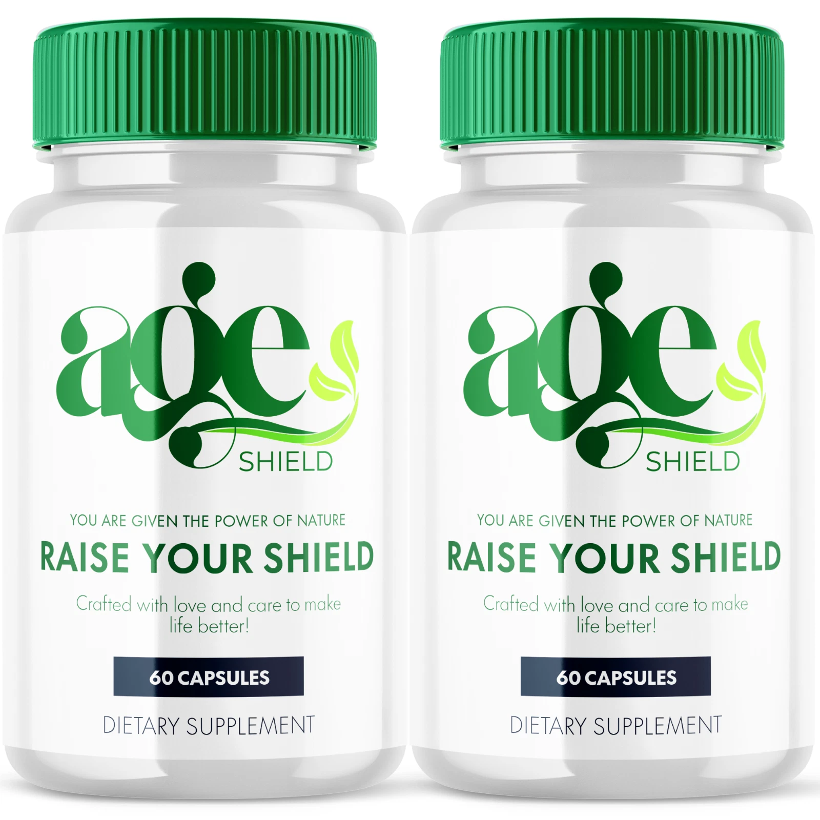 Age Shield Nootropic Capsules Advanced Formula Brain Health Support 120 Capsules