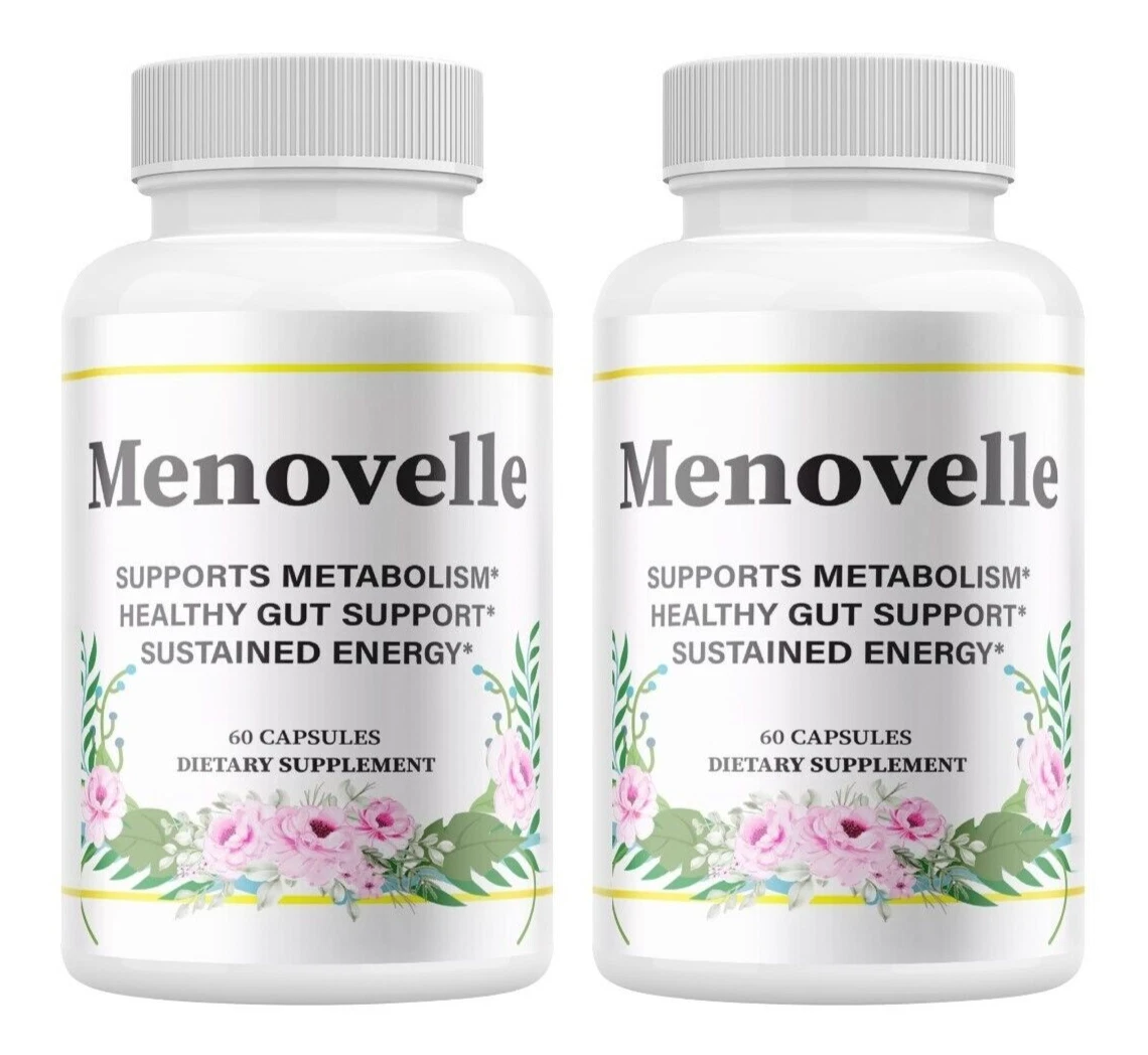 (2 Pack) Menovelle Capsules for Advanced Weight Loss, Meno Velle Keto Pills