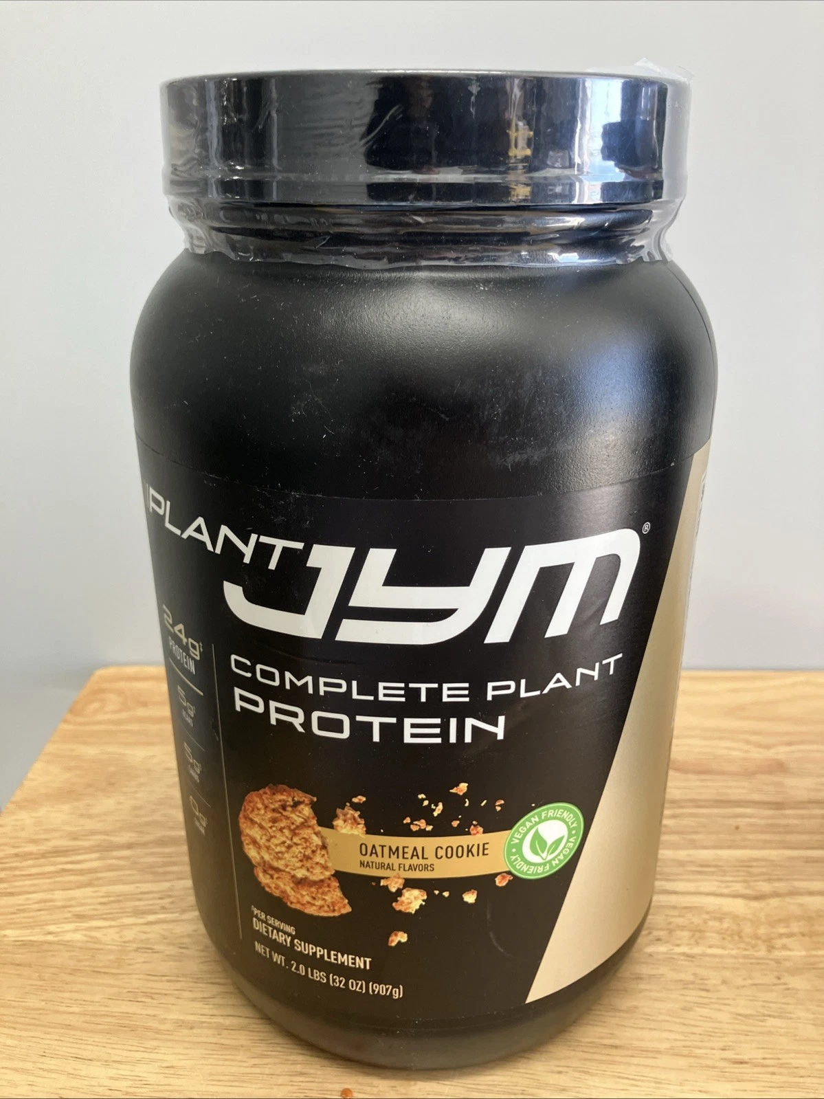 JYM Supplement Science Plant Jym Oatmeal Cookie, 2 Lb.EXP : 10/25 FREE SHIPPING