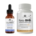 Keto BHB Advanced Weight Loss Dietary Caps & Drops Combo Pack Free Shipping