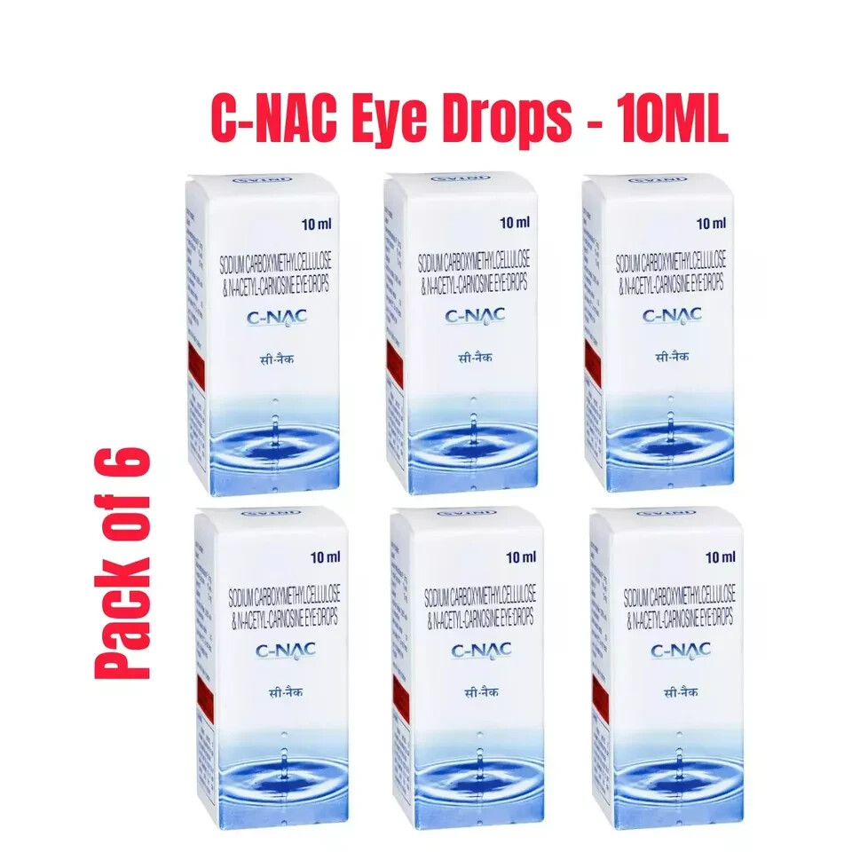 6X C-NAC Eye Drops N-Acetyl-Carnosine C NAC Eye Drops 10 ML