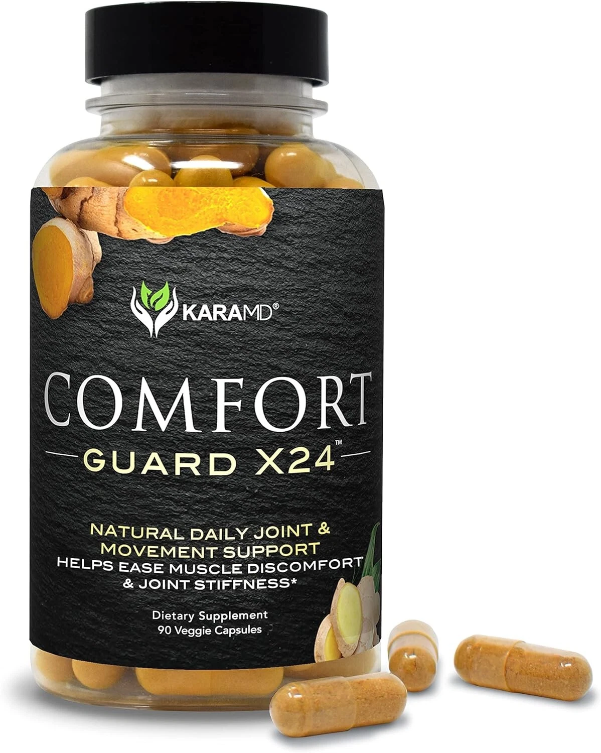 KaraMD Comfort Guard X24 90ct Joint Pain & Inflammation Relief Turmeric Support!