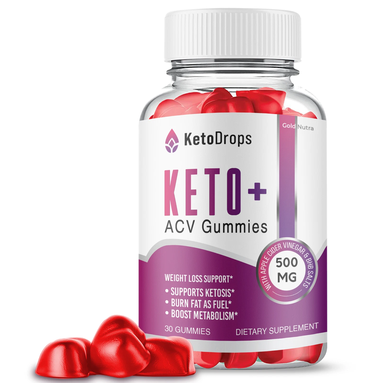 Keto Drops Keto ACV Gummies, Keto Drops Gummies Official Weight Loss (1 Pack)