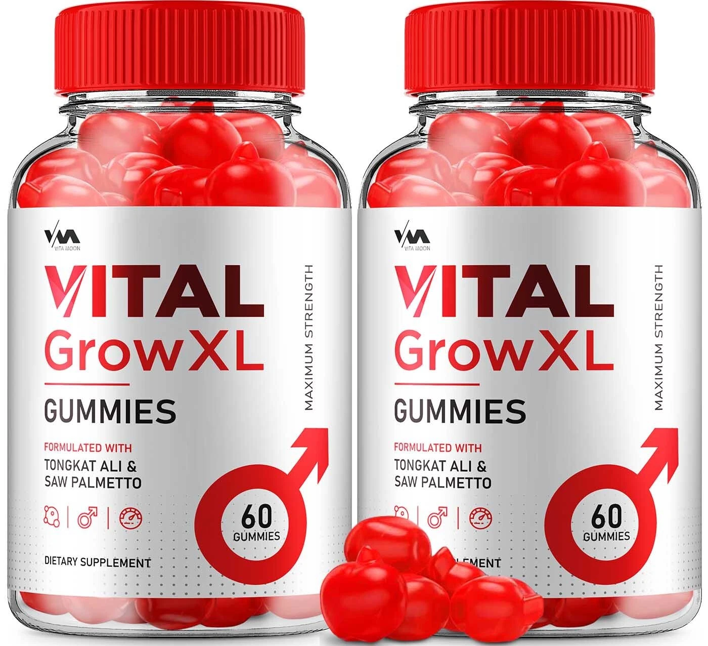 (1 Pack) Vital Grow XL Gummies for Men – VitalGrowXL Maximum Performance, 120...