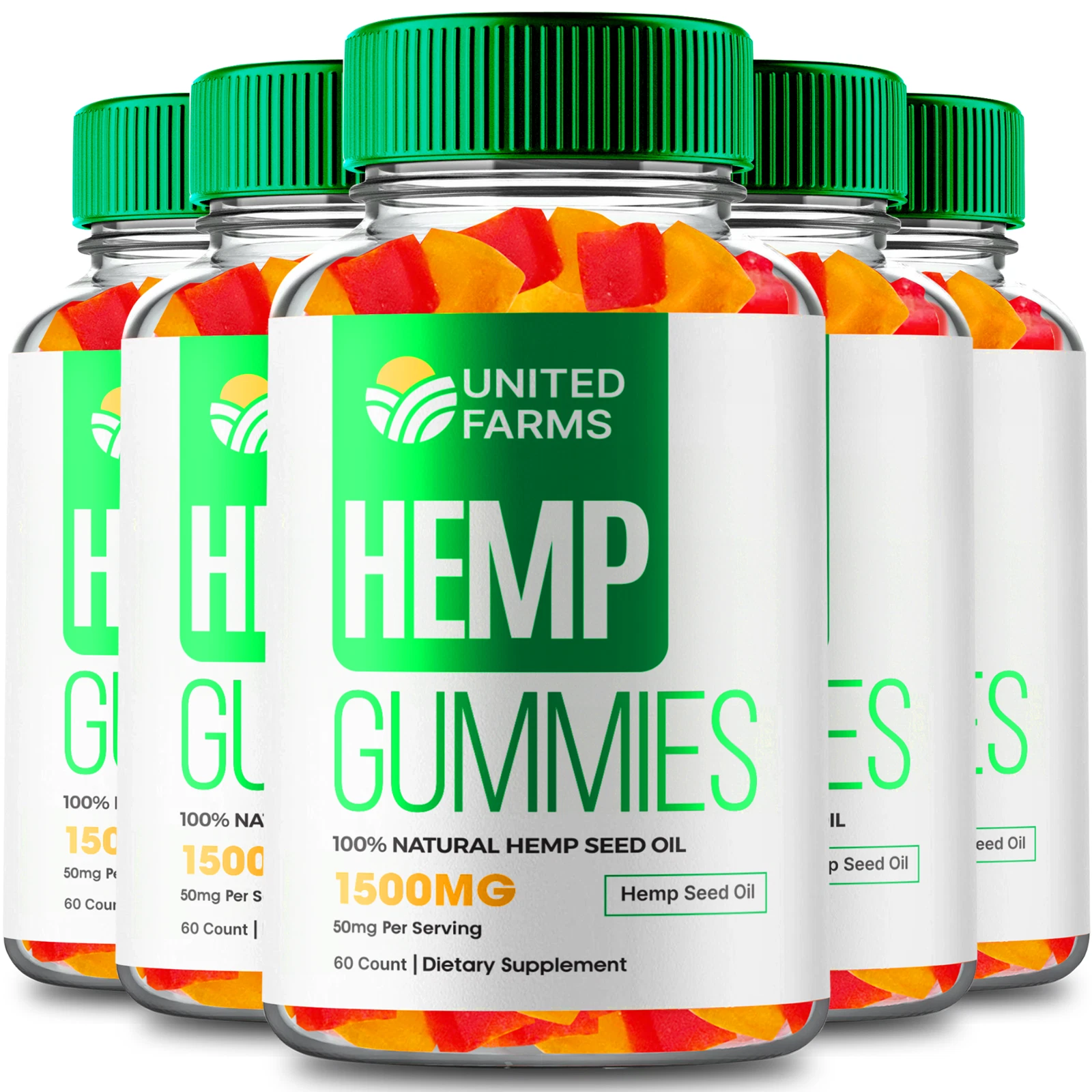 United Farms Gummies - 공식 포뮬러 (5 팩)