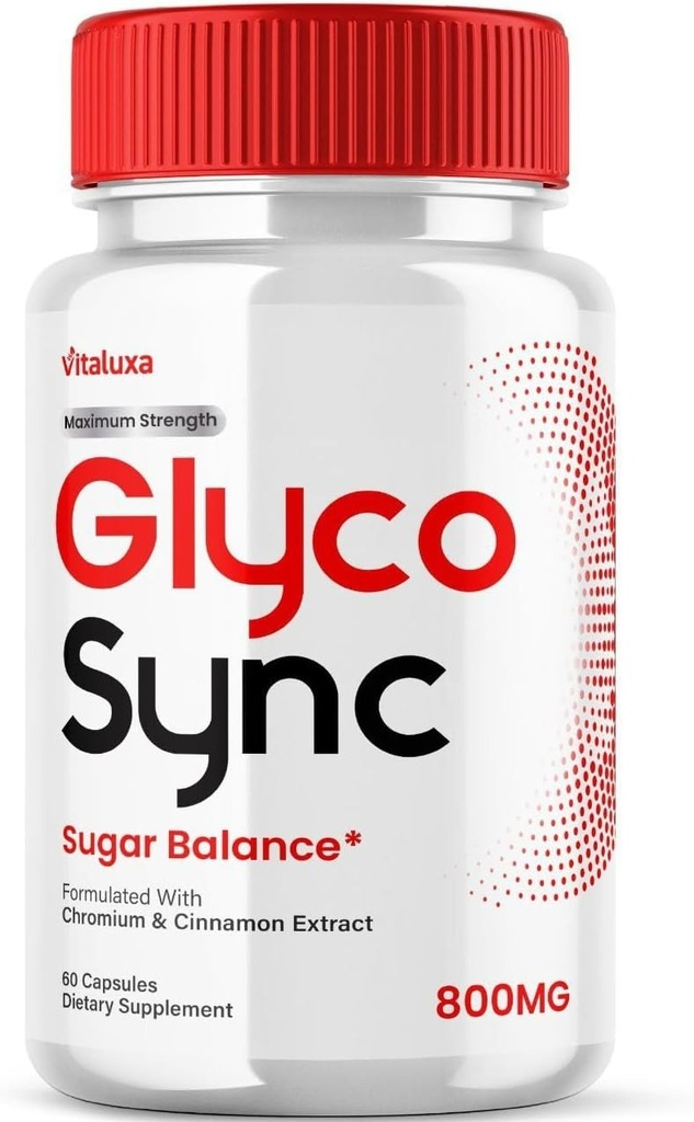 Glyco Sync Advanced Blood Balance Support Natural Glyco Supplement 60 Capsules