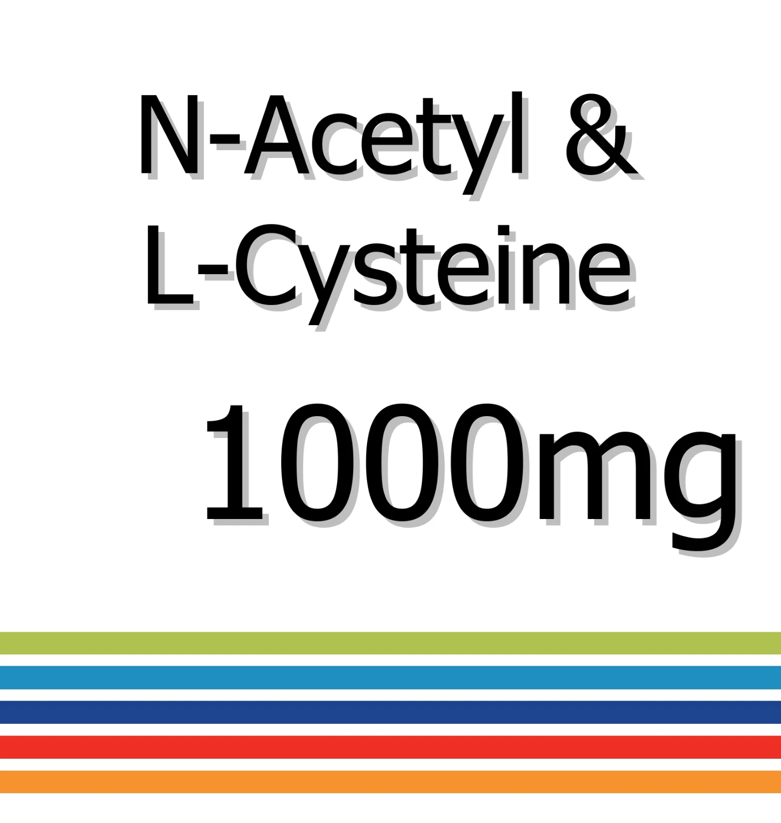 N-Acetyl L-Cysteine 1000mg x 60 Tablets - Inflammation Control