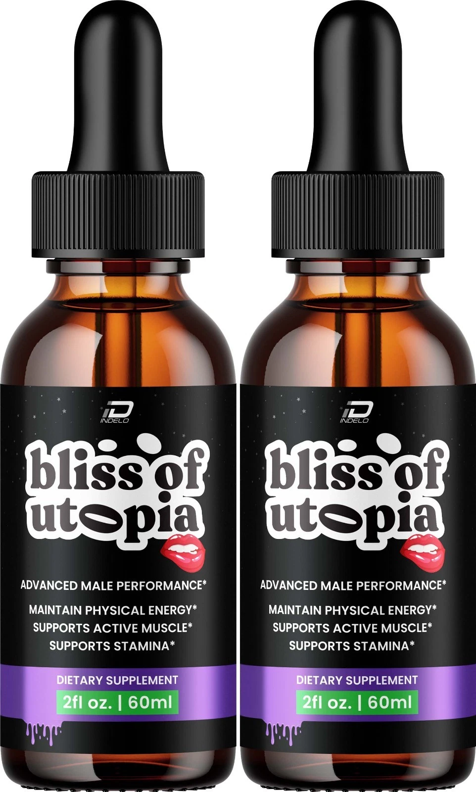 (2 Pack) Bliss of Utopia – BlissofUtopia Extra Strength All Natural Energy