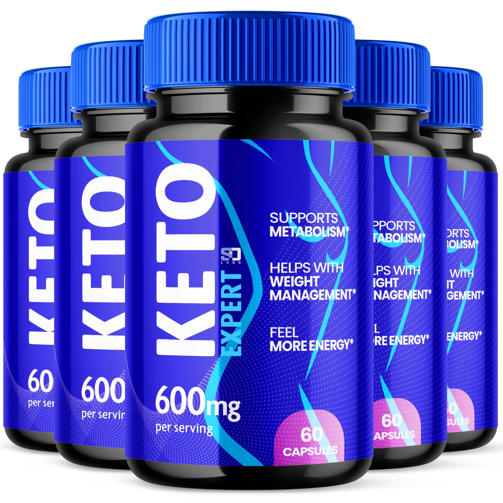 (5 Pack) Keto Expert Pills - Support Weight Management & Healthy Body 300ct