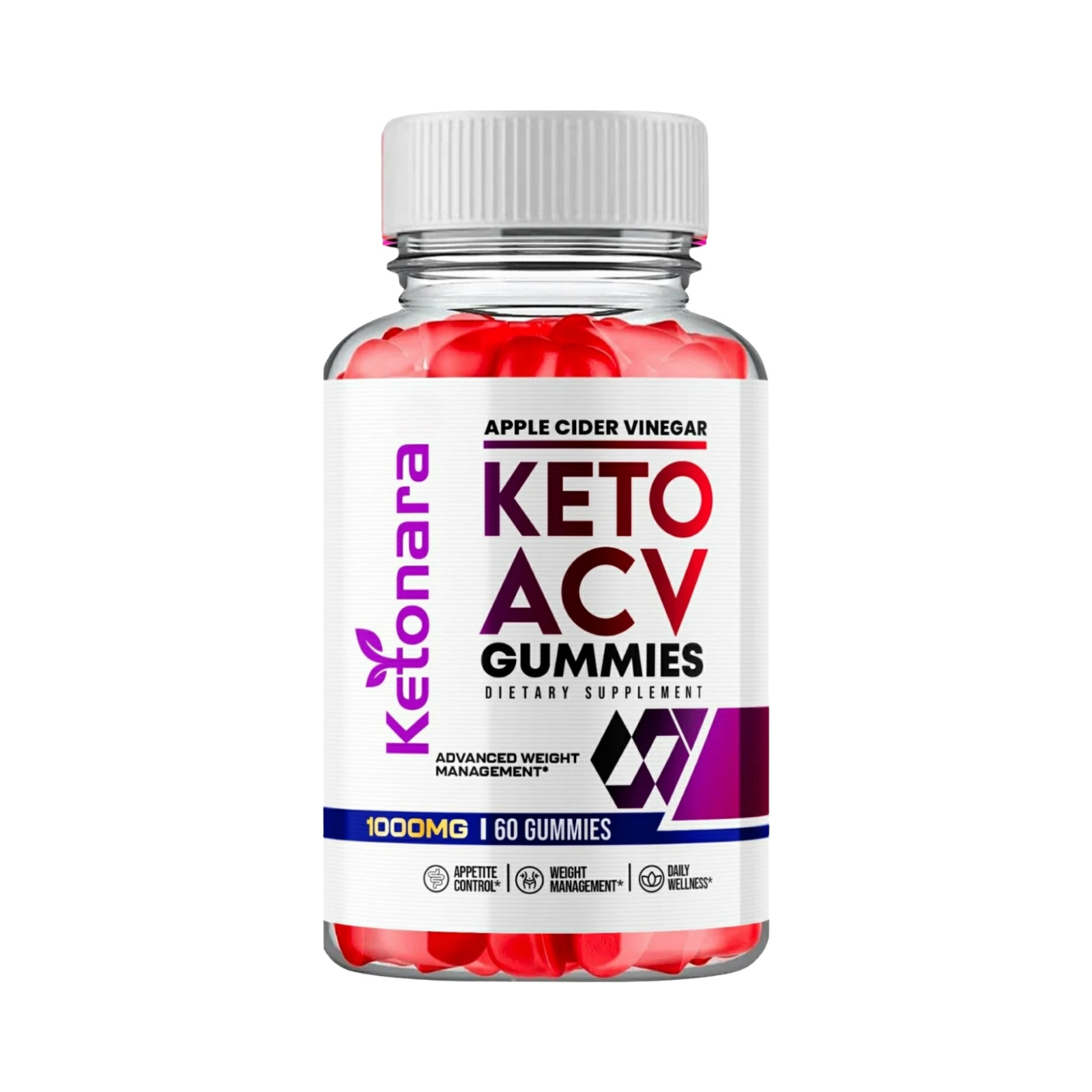 Ketonara Keto ACV Gummies, Ketonara Gummies Weight Loss (60 Gummies)