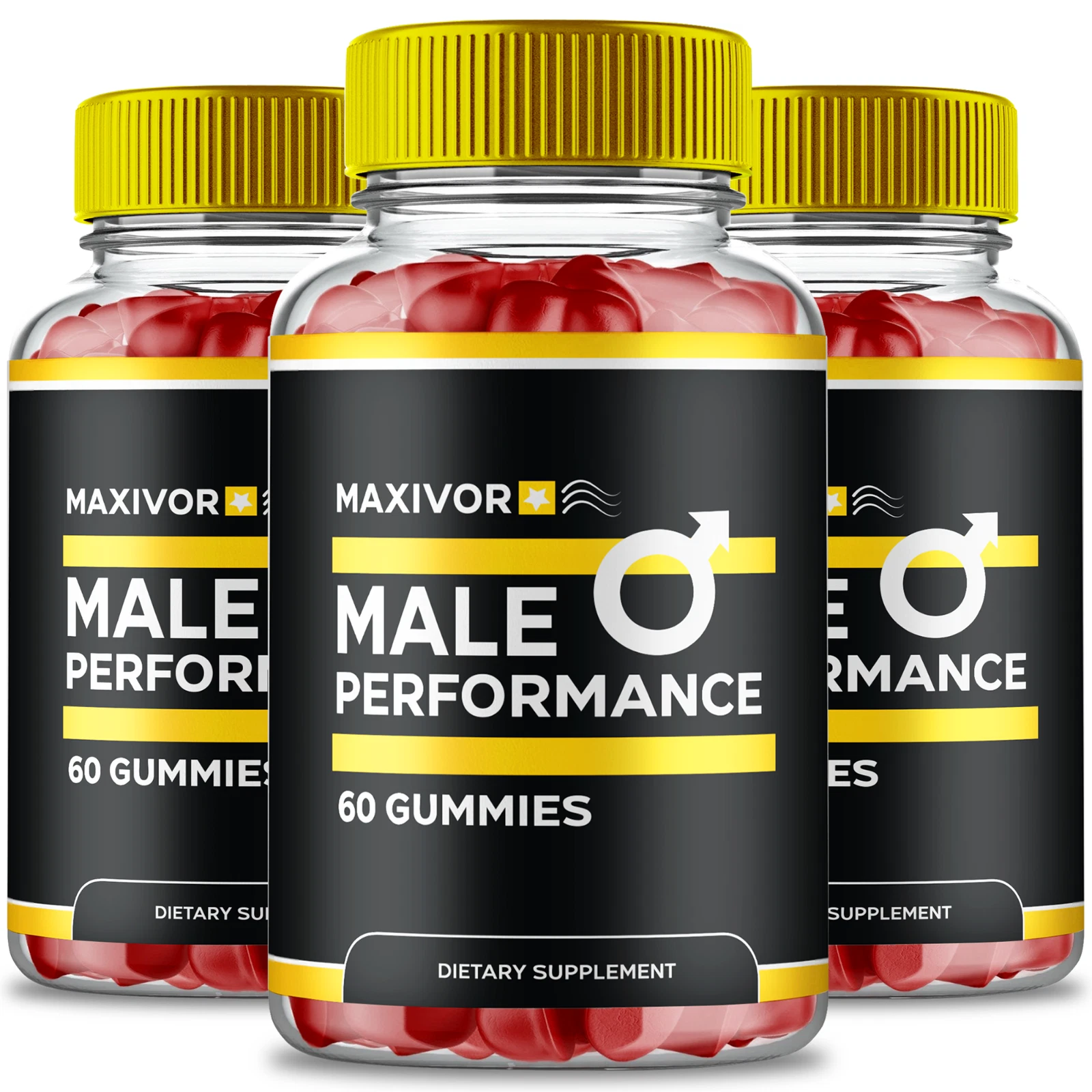 (3 Pack) Maxivor Gummies for Men, Maxivor Advanced Male Performance Gummy