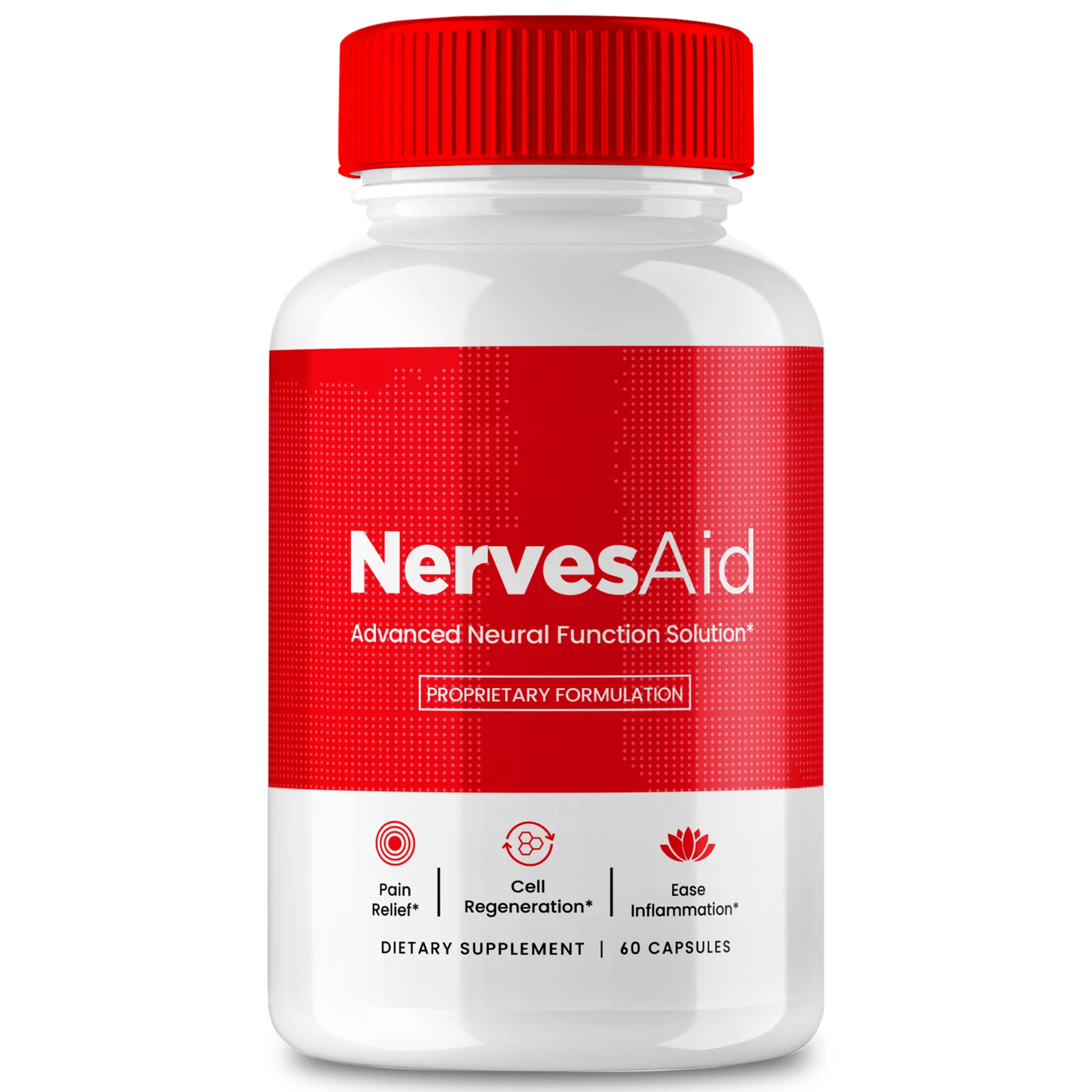Nerves Aid Pills Blood Formula Support, NervesAid Pills (60 Capsules)