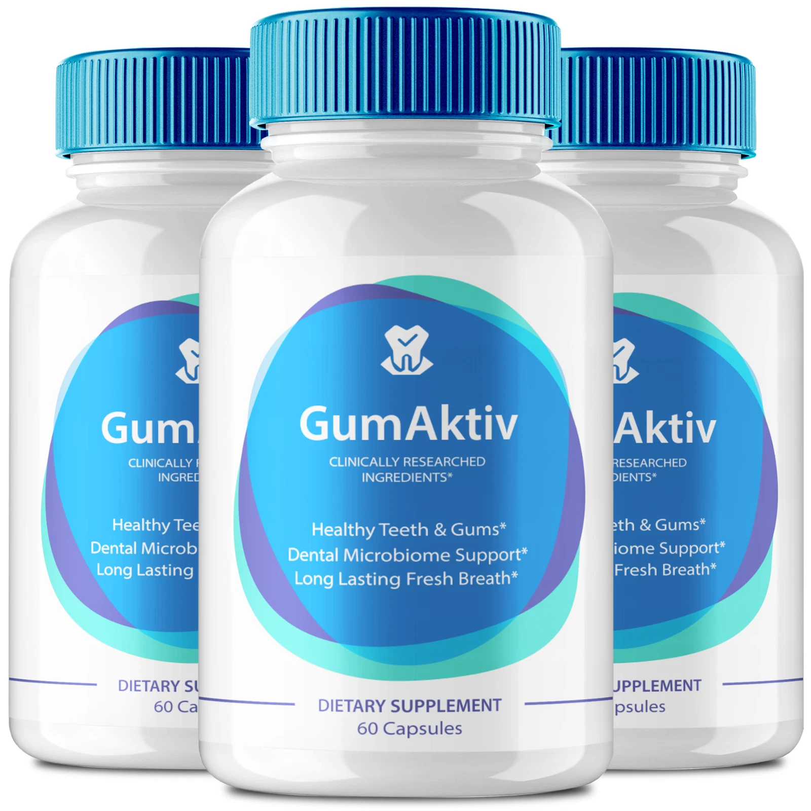 (3 Pack) GumAktiv Capsules for Gums & Teeth Health, GumAktiv for Dental Support