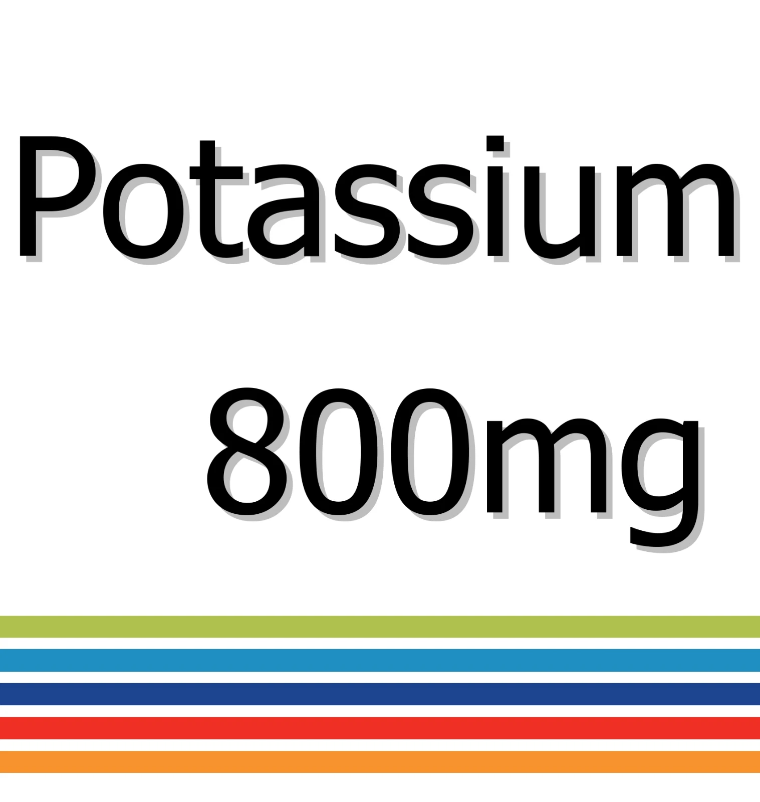Potassium 800mg x 60 Tablets - Blood Pressure