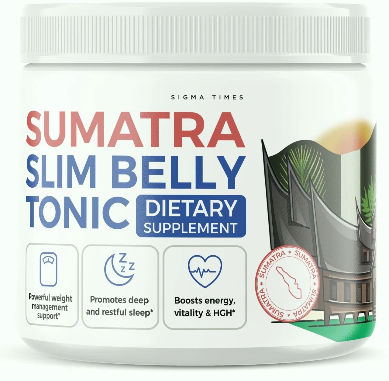 (1 Pack) Sumatra Slim Belly Tonic Weight Loss Powder for Energy & Burning Fat