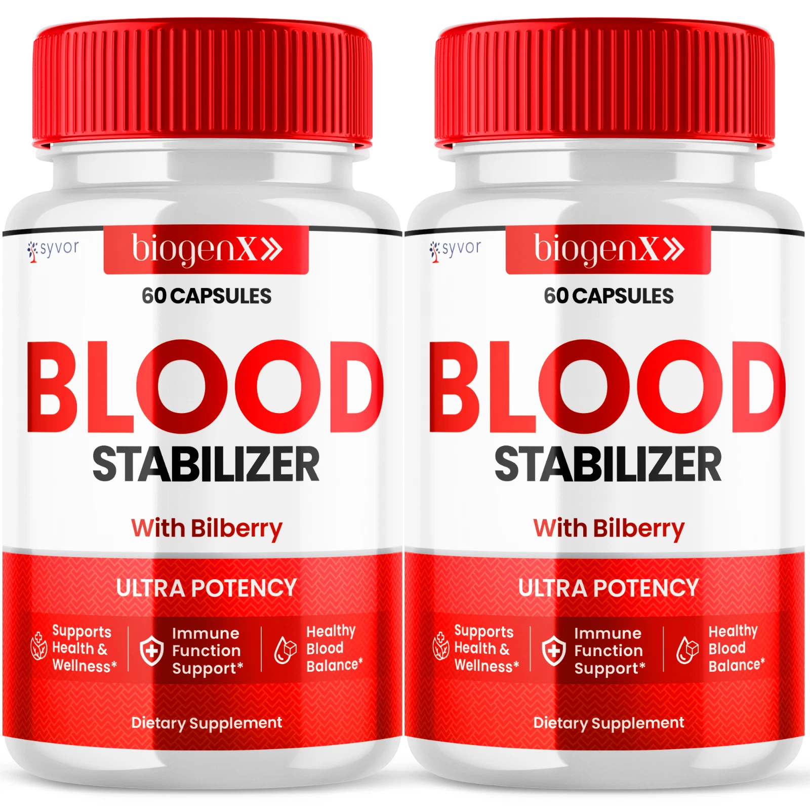 BiogenX Blood Sugar Support Formula, Advanced Glycogen Support 120 Capsules