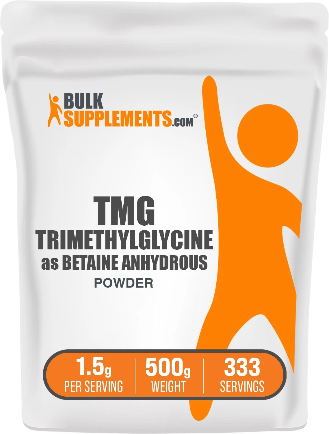 BulkSupplements Betaine Anhydrous TMG Powder 500g - 1.5g Per Serving