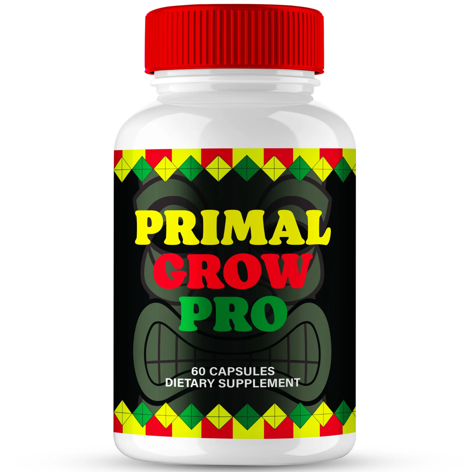 Primal Grow Pro Men Pills, PrimalGrowPro Advanced Formula Male Support 60ct