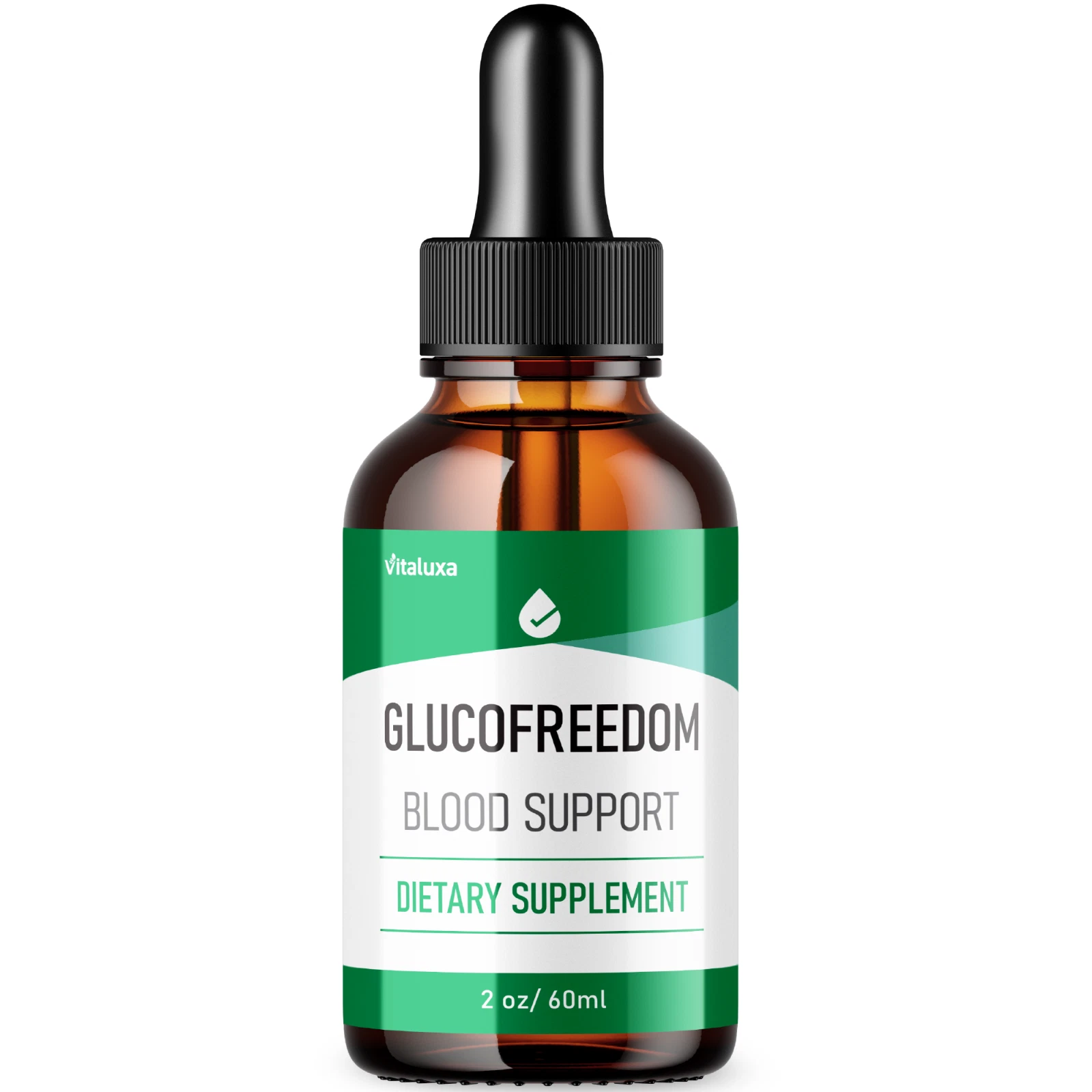 Gluco Freedom Blood Support Supplement GlucoFreedom Liquid Drops (2 oz)